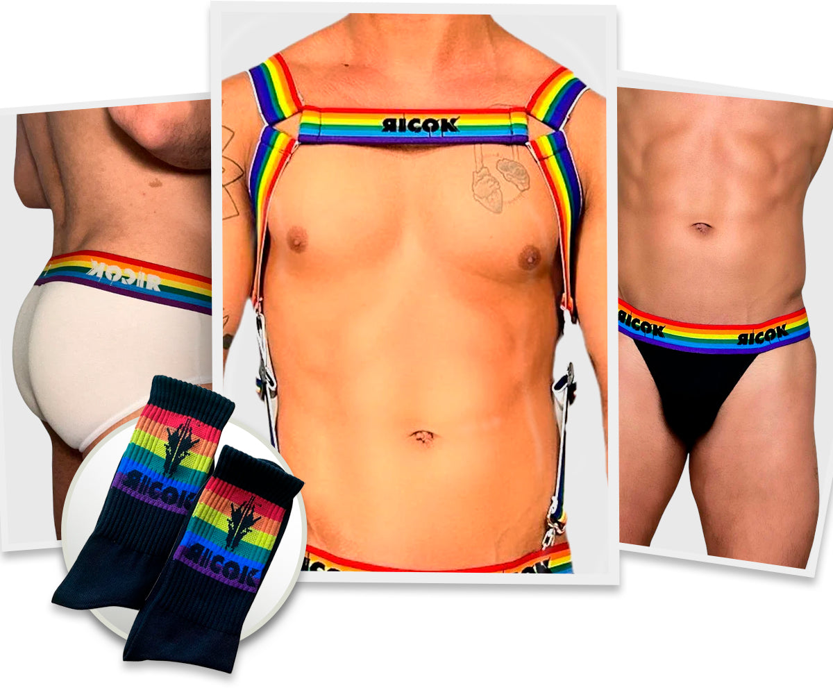 Pride Kit: Suspenders, Underwear, Jockstrap and Socks