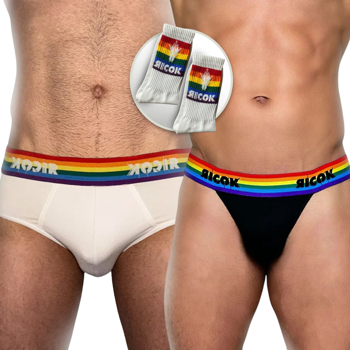 Kit Pride Cueca, Jockstrap e Meia