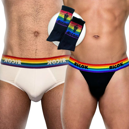 Kit Pride Cueca, Jockstrap e Meia